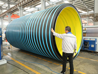 LSWP- 2400PE Spiral Pipe Extrusion Line