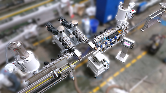 Line Speed 20M/Min Aluminum Plastic Composite Pipe Extrusion Line
