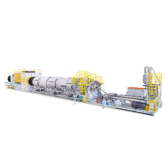 Mono layer HDPE solid pipe line