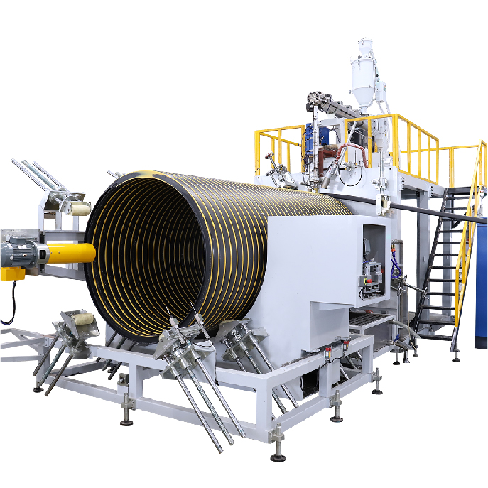 Spiral structure pipe line