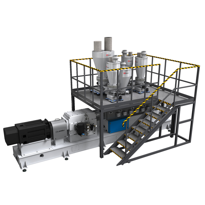 Co-rotating twin screw Pelletizing Line