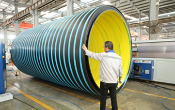 Product Delivery | OD 2400mm HDPE Spiral Pipe Extrusion Line